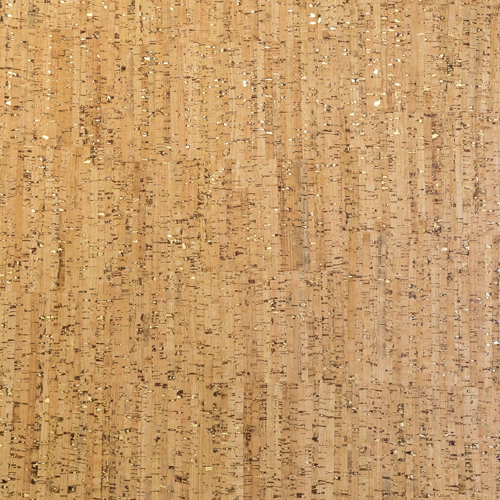 Cork Fabric - Stripped Gold