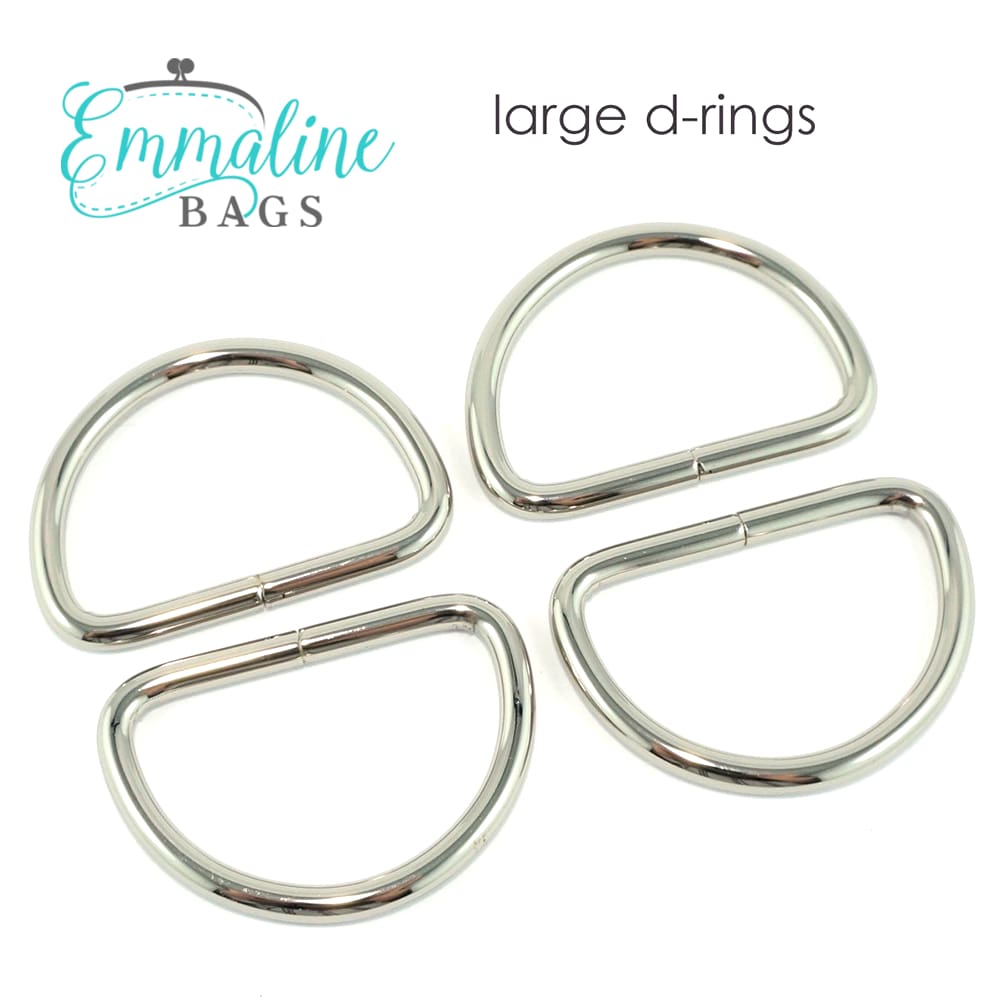 Hardware - Emmaline D-rings - 1 1/4 - 4 pack