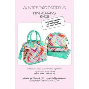 
                  
                    Load image into Gallery viewer, Sewing Pattern - Aunties Two Mini Poppins Bag Sewing Pattern
                  
                