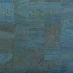 Cork Fabric - Blue - Fabric Funhouse