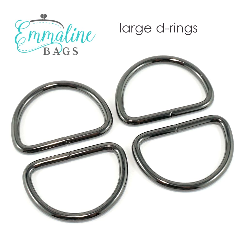 Hardware - Emmaline D-rings - 1 1/4 - 4 pack