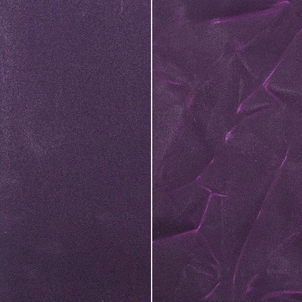 Waxed Canvas - Purple Eggplant - Fabric Funhouse