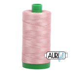 Thread - Aurifil 40wt Cotton Thread - Antique Blush 2375