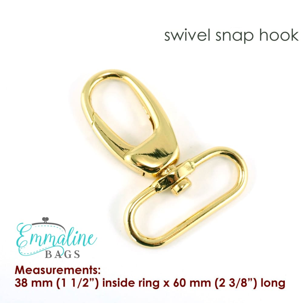 Hardware - Emmaline Designer Swivel Snap Hook - 1 1/2 - 2 pack