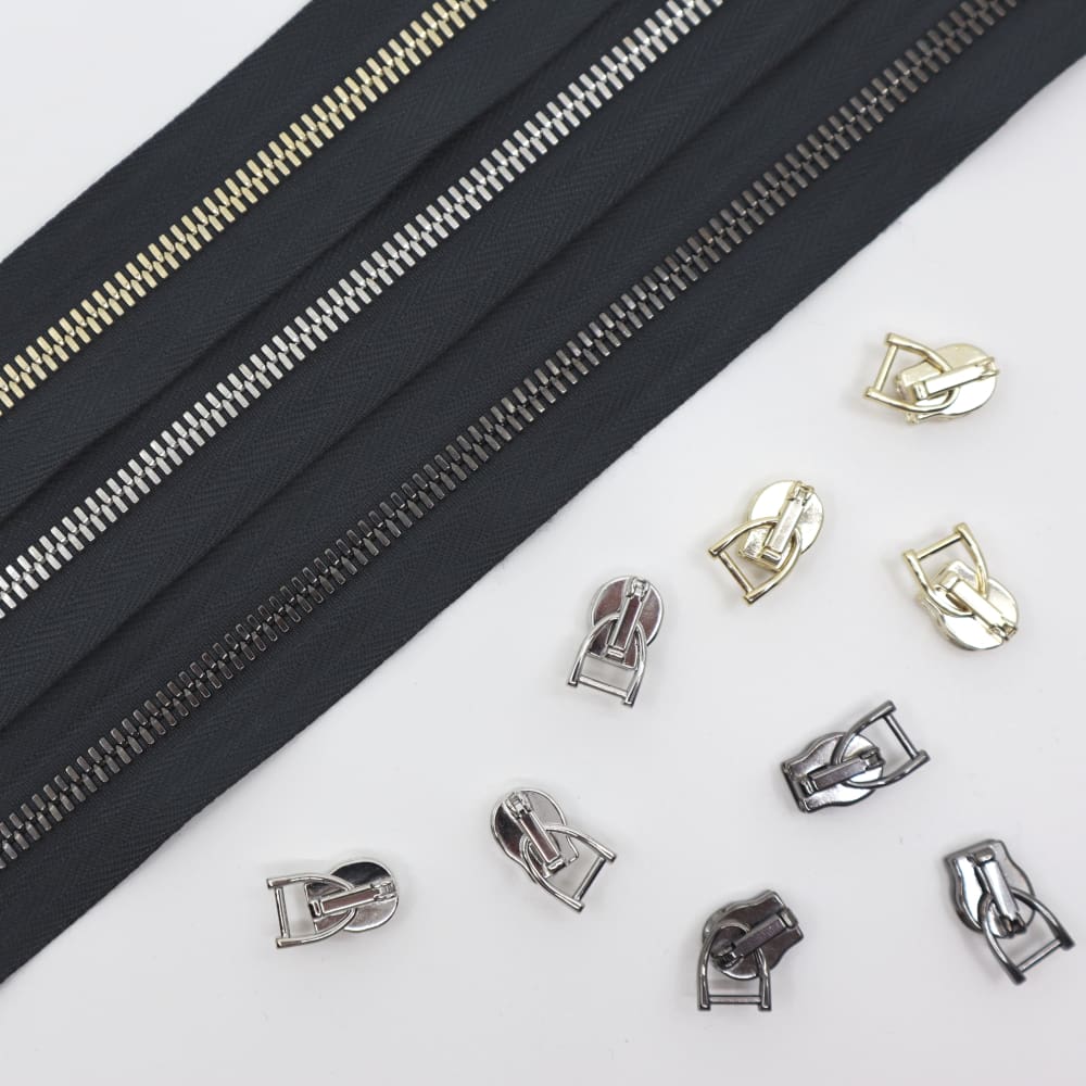 Zippers - Metal Zippers #5 By The Yard - Charcoal